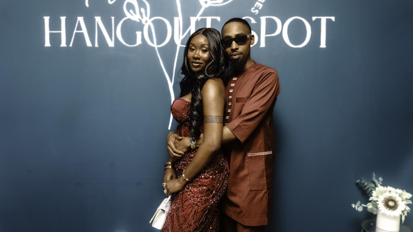 A couple posing together at Gala Night