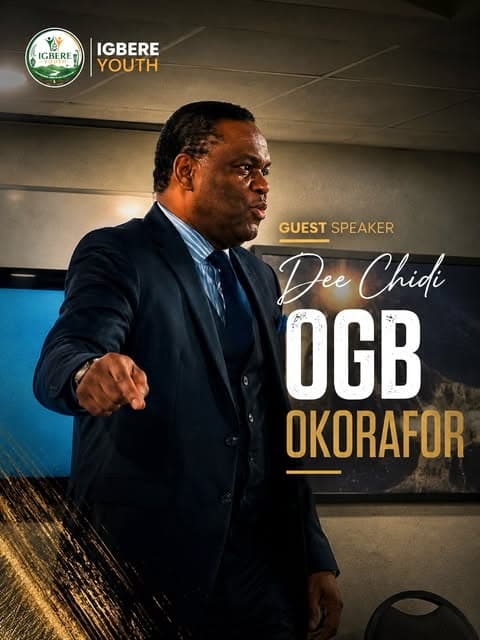 Guest speaker Dee Chidi OGB Okorafor